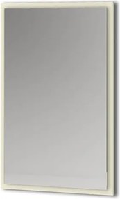 Specchio Tiffany con illuminazione integrata bagno rettangolare BADEN HAUS L 59 x H 90 x P 4.2 cm bianco cotone