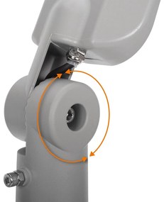 Armatura stradale 50W IP65 - 145lm/W - con Osram chip LED Colore Bianco Naturale 4.000K