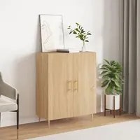 Credenza Rovere Sonoma 69,5x34x90 cm in Legno Multistratocod mxl 80329