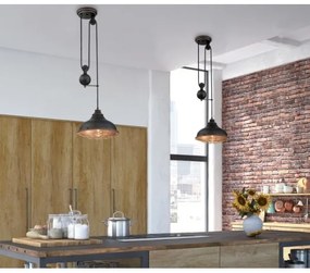 Westinghouse 61249 - Lampadario a sospensione con filo CHAVES 1xE27/60W/230V