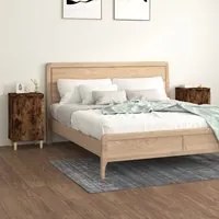 Comodini 2 pz Rovere Fumo 40x35x70 cm in Legno Multistratocod mxl 79075