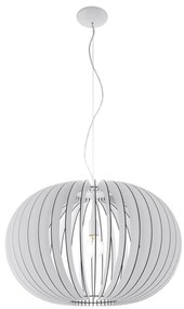 Eglo 95034 - Lampadario con cavo STELLATO 1xE27/60W/230V Ø 70 cm bianco