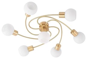 Lindby - Ciala 7 Plafoniera Brass/Opal Lindby