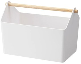 Scatola bianca/di colore naturale in plastica 21x37x24 cm Favori – YAMAZAKI