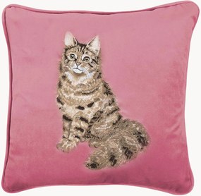Copricuscino ricamato Feline Fabulous