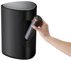 Cestino per la spazzatura nero opaco in acciaio con pedale 5 l EasyStore Luxe – Joseph Joseph