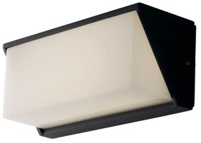 Applique LED moderno da esterno LED-W-LUXON ANT grigio IP54, luce cct da bianco caldo al bianco neutro 750 lumen, FAN EUROPE