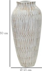 Vaso Resina Stiky Cm Ø 23X50