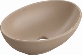 Mexen Elza lavabo da appoggio 40 x 33 cm, cappuccino opaco - 21014064