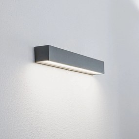 Arcchio LED applique da esterno Lengo, CCT, 50 cm, 1 luce, grigio