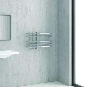 Kamalu - scalda salviette termoarredo 700x400mm modello kam-379