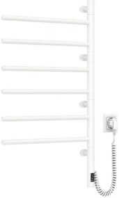 Portasciugamani rotante elettrico con termostato ARABESQUE 196W/230V 81,8 cm IP44 bianco