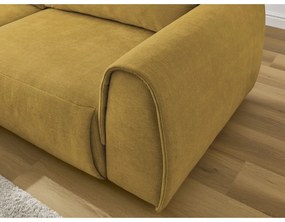 Divano angolare in giallo ocra Aden – Bobochic Paris