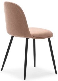 Sedie da pranzo in set in rosa chiaro 4 pz Malila – Marckeric