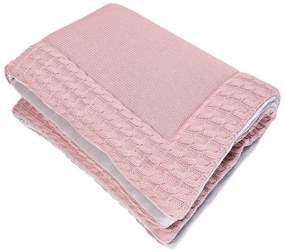 Tappeto da gioco in cotone rosa, 70 x 90 cm - Kindsgut