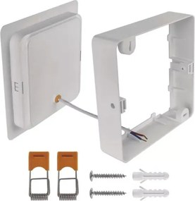 Plafoniera LED LED/18W/230V 17x17 cm bianco