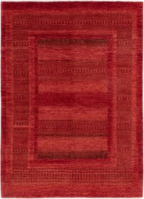 Loribaft Tappeto 170 x 230 Rosso (Iran) Annodato A Mano