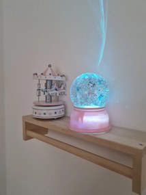 Luce notturna a forma di palla di neve - ballerina