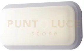 Plafoniera led shelly bianca rettangolare 15w 1900lm cct 3000k / 40...