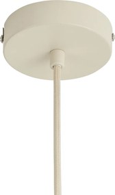 Lampada a sospensione Japandi beige con paralume in lino 50cm - Fedde
