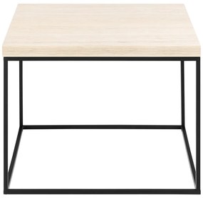 Tavolino beige con piano in marmo 60x60 cm Barossa - Actona