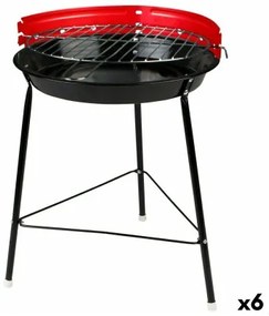 Barbecue Portatile Aktive Rosso Ferro Plastica 37 x 44 x 33 cm