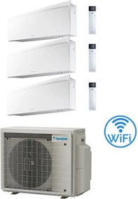 Daikin - Climatizzatore garanzia italia emura Trial Split Inverter 7000 + 7000 + 12000 btu con u.e. 3MXM68A9 Classe a+++/a++ novita' 2024