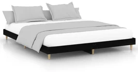 Giroletto nero 150x200 cm in legno multistrato