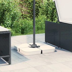 Set Base Per Ombrellone 4 Pz Con Supporto A Croce 100 Kg Pp /