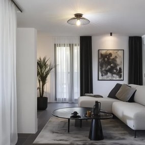 Brilagi - Plafoniera LED CERIA WIRE a montaggio superficiale 1xE27/40W/230V Ø 26 cm nera