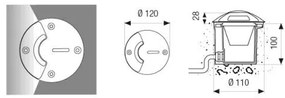 Trek Mini Led 1 Apertura 4W 400 Lm 3000°K