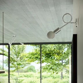 Sollux SL.1440 - Lampadario a plafone LOOP 3xE27/15W/230V cromo