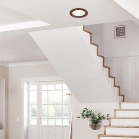 Faretto LED WOODY SPOT 16,5W 230V 4000K ciliegio Ø18,5 cm