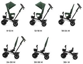 KINDERKRAFT - Triciclo per bambini AVEO verde