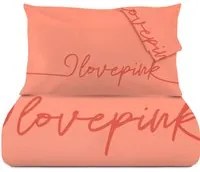 Parure copripiumino matrimoniale I love pink Quotes