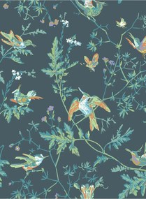 Cole & Son Tapete Hummingbirds - Viridian
