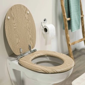 Sedile Wc A Chiusura Morbida Scaffold İn Mdf Marrone 252022546 /