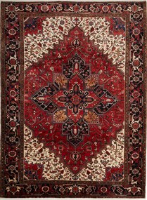 Heriz Tappeto persiano 220 x 290 Blu (Iran) Annodato A Mano