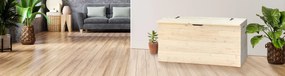 Baule WIDE in legno L 100 x H 50 x P 40 cm