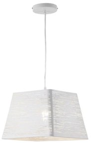 Lampadario Moderno Lampadario Moderno Bobby E27 bianco paralume bianco E27