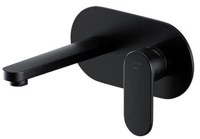 Cersanit S951-333 - Rubinetto vasca da bagno per installazione a scomparsa CREA nero