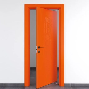Porta rototraslante Keyboard Orange arancione L 80 x H 210 cm destra