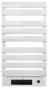 Scaldasalviette elettrico bianco con termoconvettore integrato 500/2000W