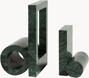 Set di 2 fermalibri in marmo Booknd