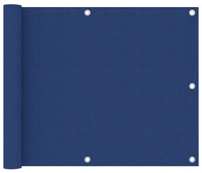 Paravento Da Balcone Blu 75x600 Cm İn Tessuto Oxford /