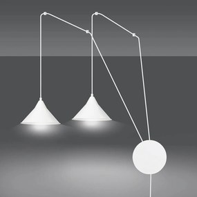 Piantana a Sospensione ABRAMO 2 WHITE o Black