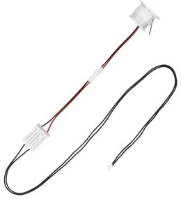 Faretto Segnapasso LED 3W IP44 Bianco 25° 220V Colore Bianco Caldo 3.000K