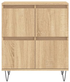 Credenza Rovere Sonoma 60x35x70 cm in Legno Multistrato