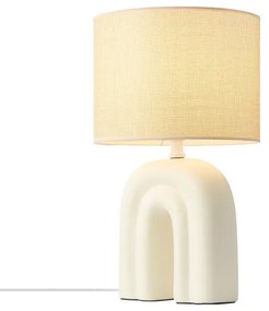 Nordlux - Lampada da tavolo HAZE 1xE27/40W/230V beige