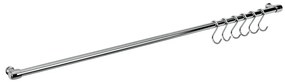 Barra appendiabiti da cucina in acciaio cromato Lonardo - Metaltex